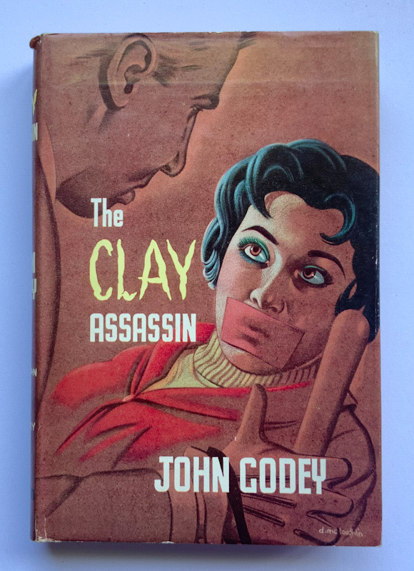 THE CLAY ASSASSIN British crime book by John Codey 1959 1st edition